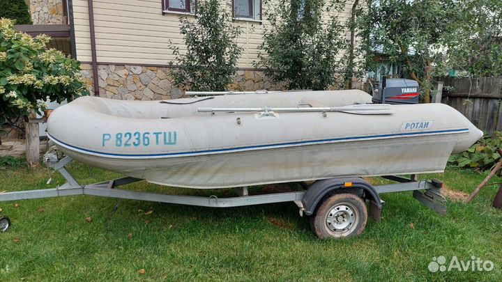 Лодка пвх с мотором и прицепом