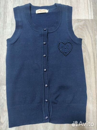 Жилетка для девочки школьная