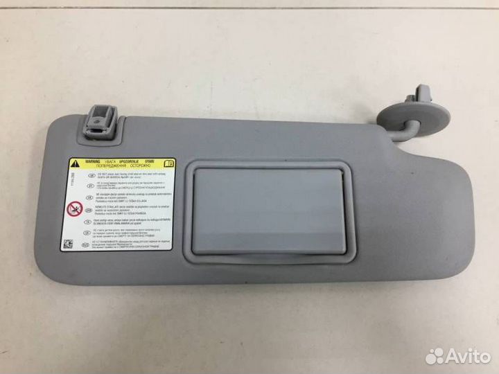 Козырек солнцезащитный внутри Chevrolet Cruze J300
