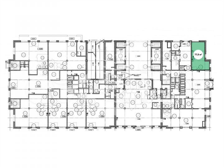 Продажа торгового помещения 77,8 кв.м. Ленинградск
