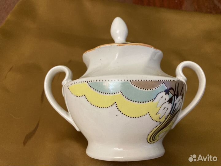 Сахарница фарфор, сливочник и сахарница форфор