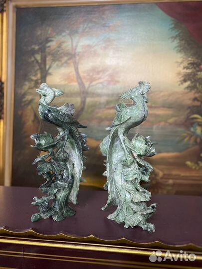 Статуэтка. Павлин. Скульпура. Винтаж из Европы