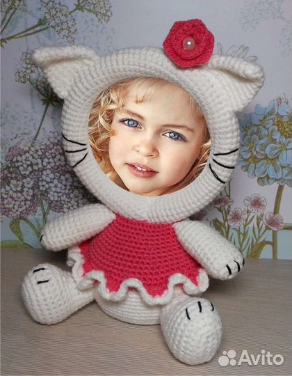 Вязаные фоторамки