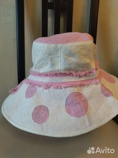 Новая шляпа летняя натуральный лён