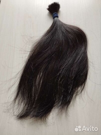 Натуральные волосы. Срез 45 см
