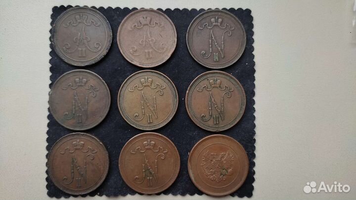 Монеты Царской Россия(Финляндия)