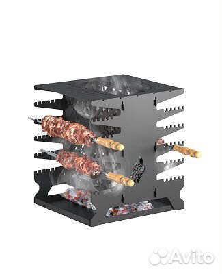 Мангал разборный вертикальный везувий
