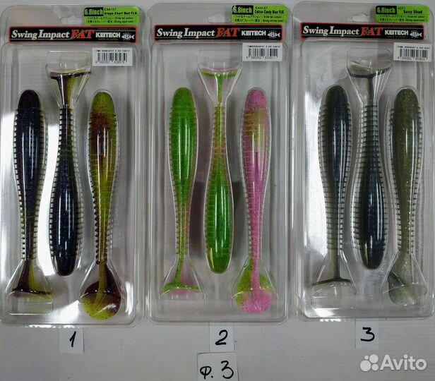 Приманка рыболовная Keitech Swing Impact Fat 6.8