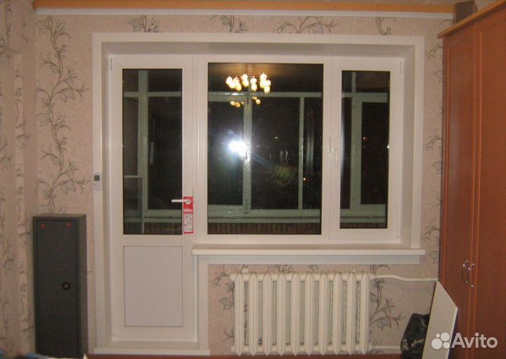 Дверь пластиковая / Дверь пвх под ключ