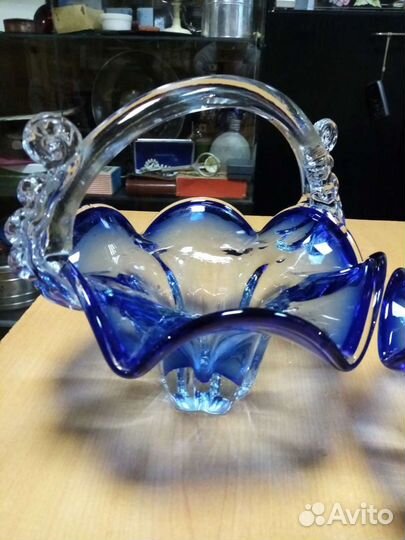 Конфетница хрусталь Италия