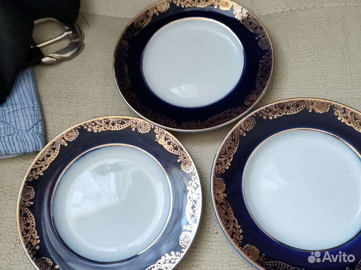 Тарелочки лфз времён СССР витринное хранение