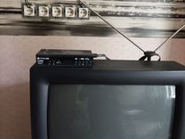 Телевизор.приставка.антена