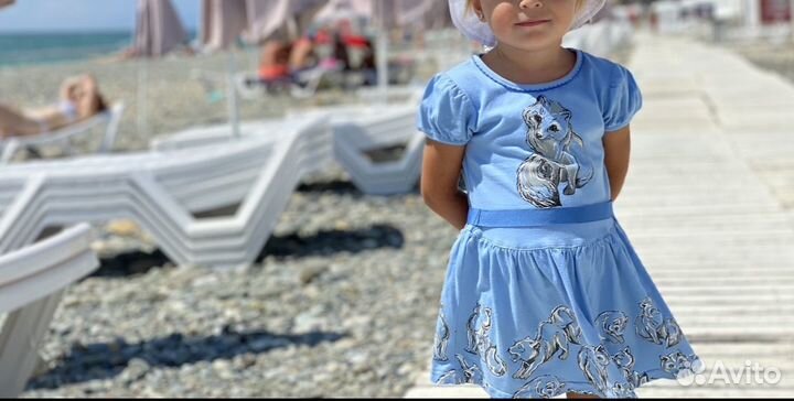 Платье для девочки 92