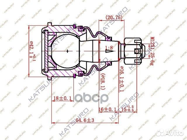 Шаровая опора KAT1031HON katsuro