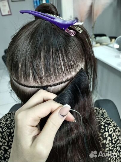 Голливудское, капсульное наращивание волос