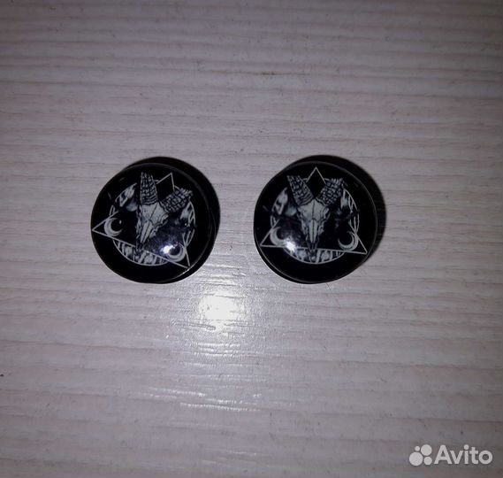 Тяги/тоннели/плаги акрил 12мм