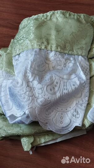 Комплект шторы и тюль бу