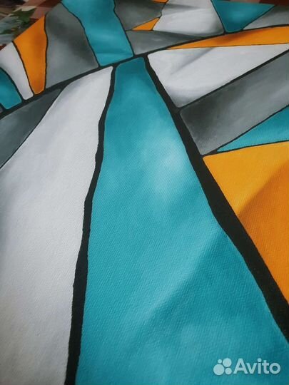 Абстрактная интерьерная картина Холст масло 30х40