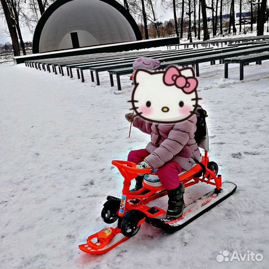 Снегокат 2 в 1