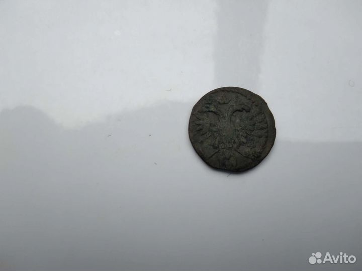 Полушка 1719 г