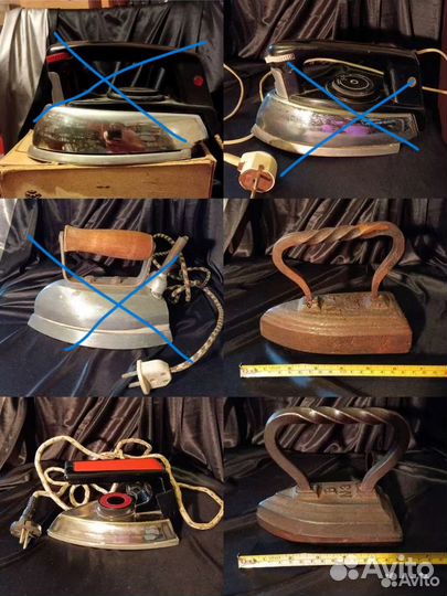 Утюги металлические и чугунные СССР