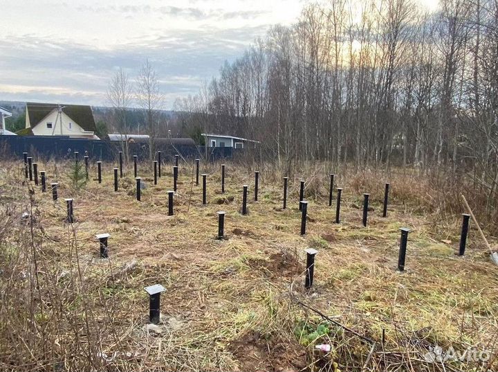 Винтовые сваи.Монтаж под ключ за 1 день