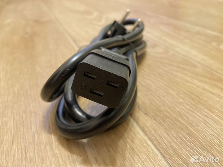 Кабель питания С19 / C19 3*2,5 (1,5) толстый