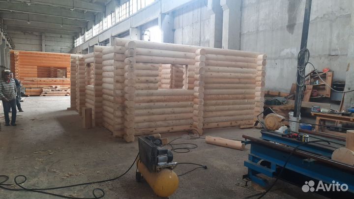 Оцилиндрованное бревно