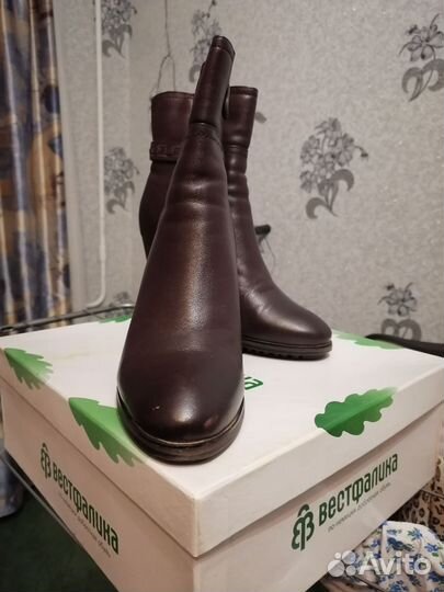Ботильоны женские 37 размер натуральная кожа