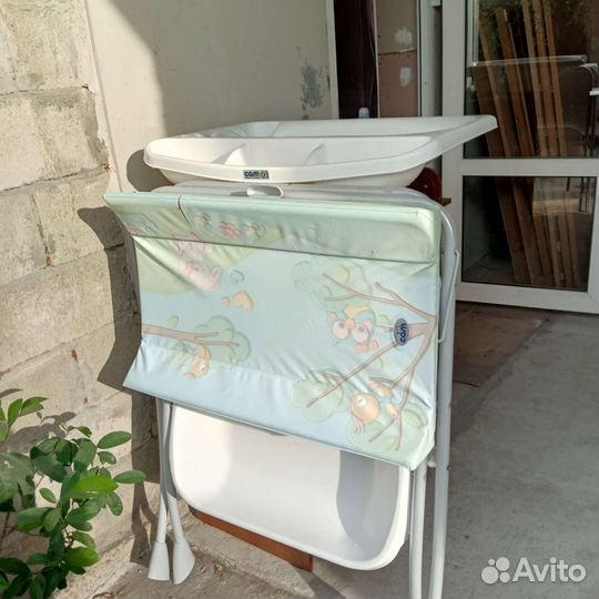 Детская ванночка+пеленальный стол