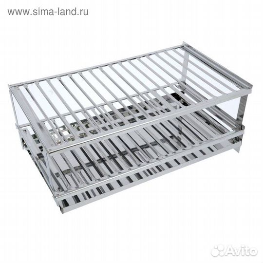 Коптильня с гидрозатвором, 44 л, 503030 см