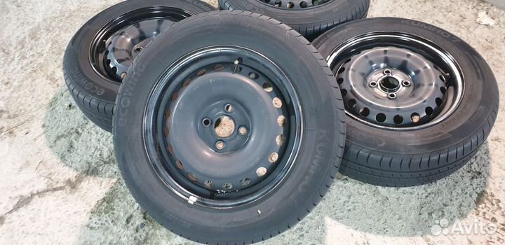 Колеса летние Hyundai Solari / Rio R15 4x100 Kumho