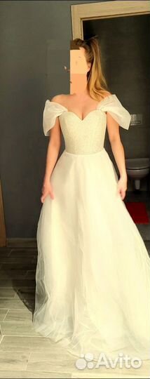 Свадебное платье 42 44 новое