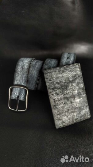 Ремень кожаный. Ручная работа