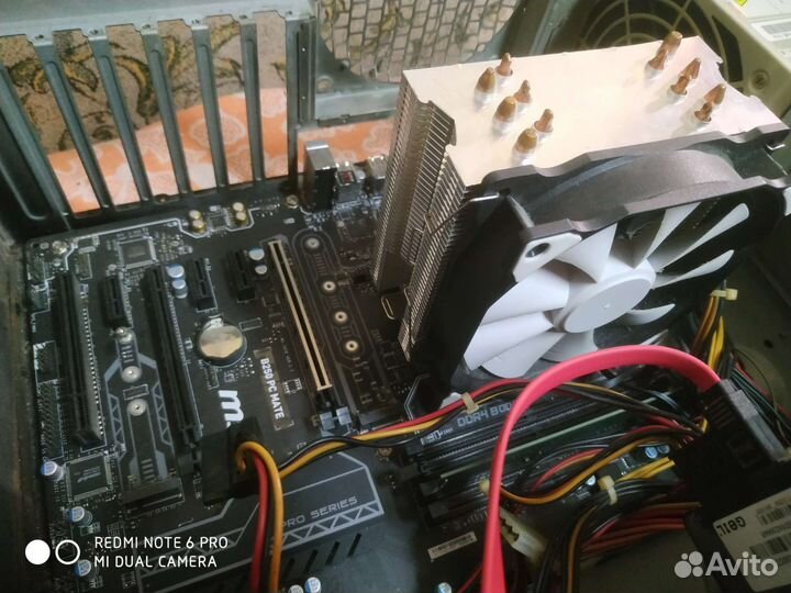 Материнская плата с проц