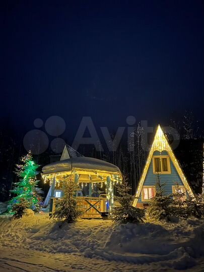 Дом 80 м² на участке 2 га