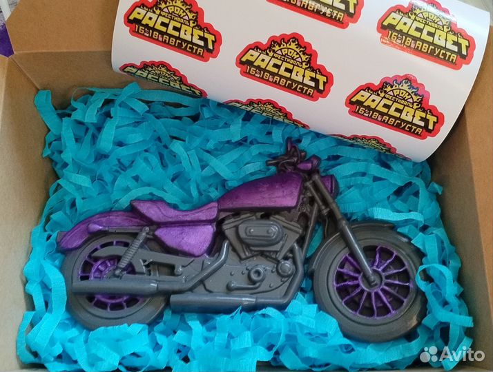 Мотоцикл из мыла(ручная работа)