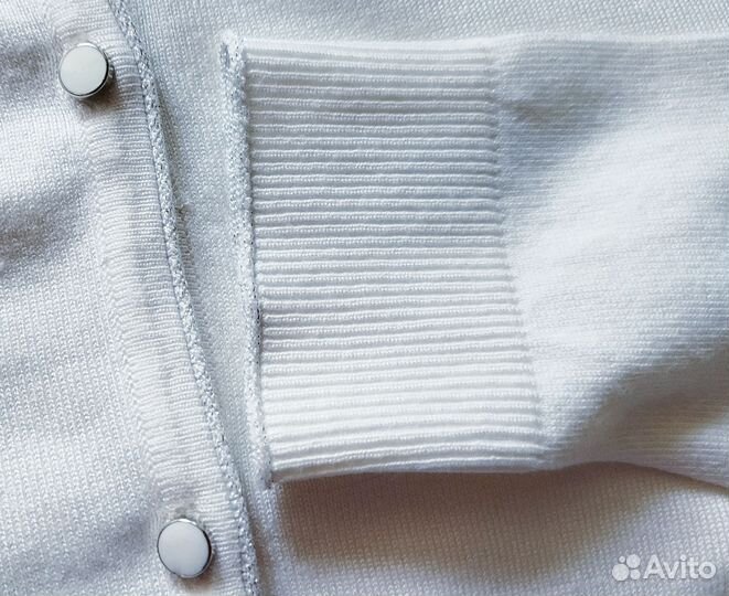 Кофта кардиган Lola Lisa 46 белая вискоза Франция