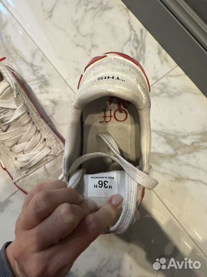 Кеды off-white оригинал