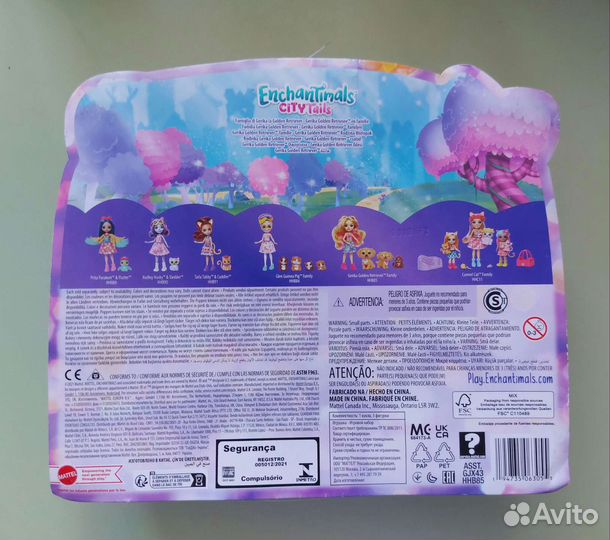 Набор Enchantimals City Tails 5 видов