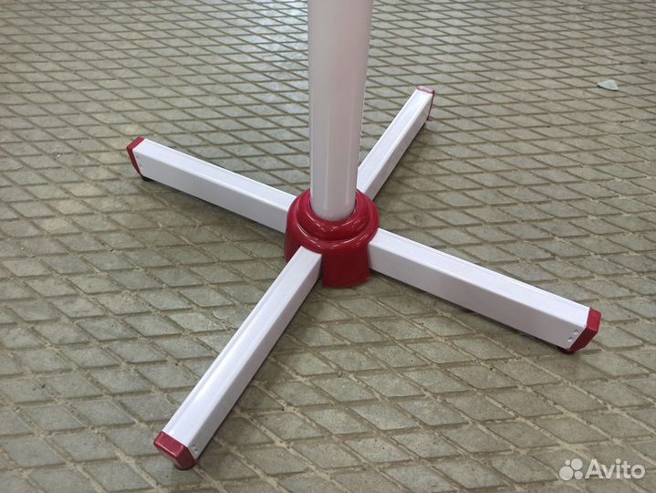 Напольный вентилятор delta DL-003N белый с красным