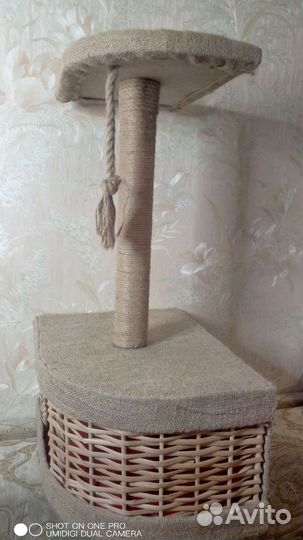 Когтеточка домик для кошки новый