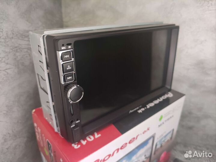 Магнитола 2 din pioneer + пульт на руль