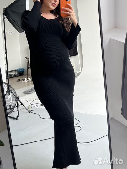 Платье трикотажное