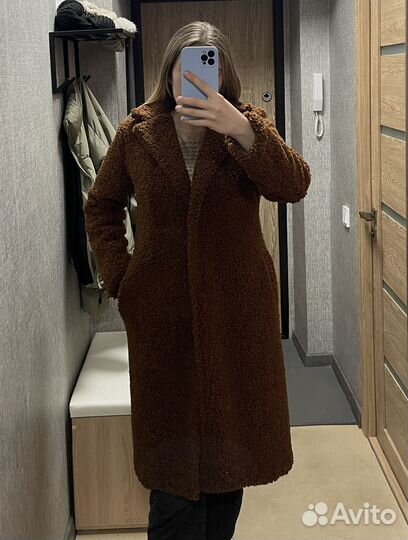 Пальто тедди 46