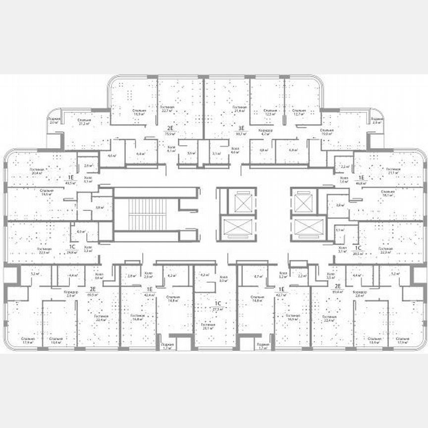 3-к. квартира, 90,7 м², 15/29 эт.