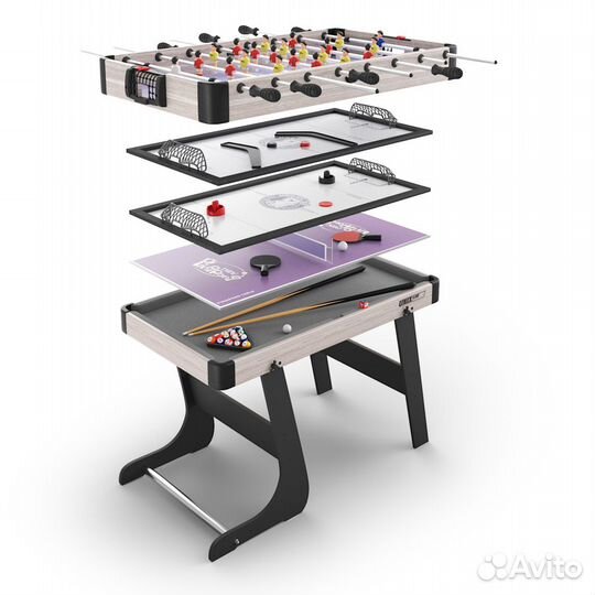 Игровой стол складной unix Line Трансформер 5 в 1