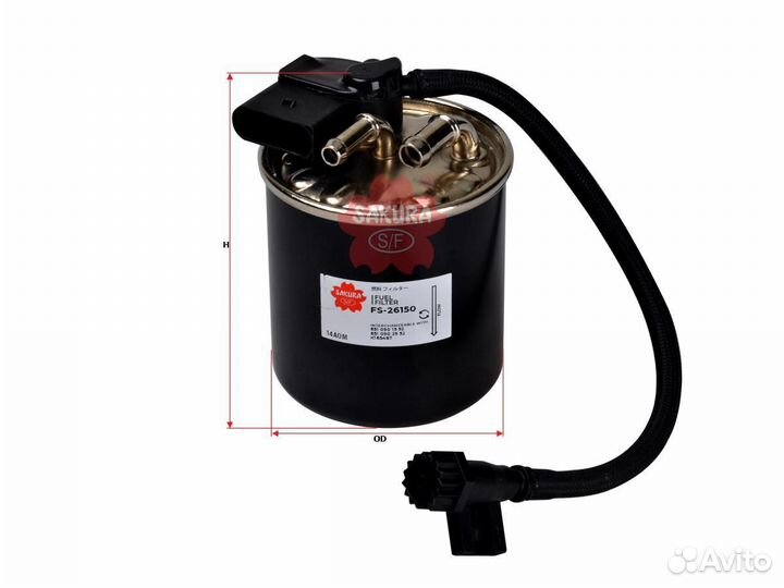 Фильтр топливный sakura (mann wk82018)