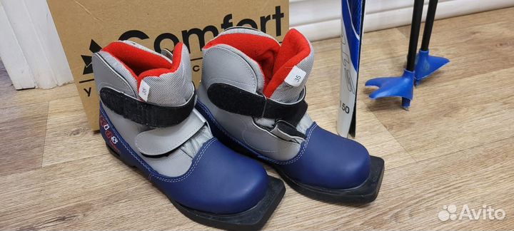 Лыжи детские комплект