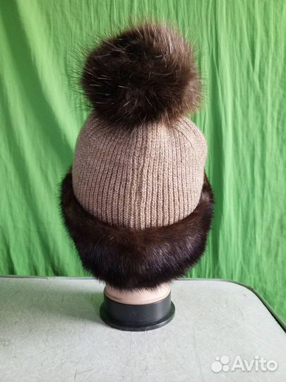 Шапка зимняя меховая женская норка